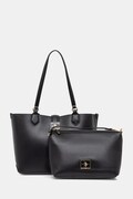U.S. Polo Assn. torebka shopper damska z imitacji skóry MARGARET czarna BEUMF9044WVP