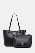 U.S. Polo Assn. torebka shopper damska z imitacji skóry MARGARET czarna BEUMF9044WVP