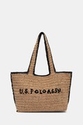 U.S. Polo Assn. torebka shopper damska SOMERSET beżowa BEUO19028WL2