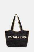 U.S. Polo Assn. torebka shopper damska SOMERSET czarna BEUO19028WL2