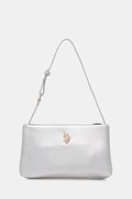 U.S. Polo Assn. torebka crossbody damska z imitacji skóry CEREMONY srebrna BEUQC6455WVP