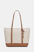 MICHAEL Michael Kors torebka shopper damska z imitacji skóry beżowa 30S6G3PT3B