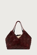 Dragon Diffusion torebka shopper damska skórzana bordowa 8111
