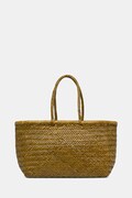 Dragon Diffusion torebka shopper damska skórzana zielona 8810