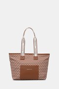 Valentino Bags torebka shopper damska ARMONIA brązowa VBS9U201
