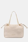 Valentino Bags borsa shopper da donna in imitazione di scamoscio MAXI beige VBS9U701