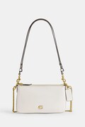Coach torebka crossbody damska skórzana Kira biała CDY89
