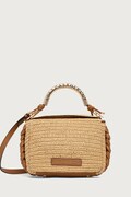 Lola Casademunt torebka crossbody damska pleciona beżowa LS2604054