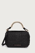 Lola Casademunt torebka crossbody damska pleciona czarna LS2604054