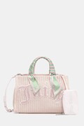 Juicy Couture torebka crossbody damska pleciona IRIS BEADS różowa BEJIR9992W1P