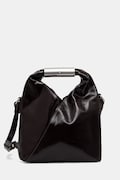 MM6 Maison Margiela torebka crossbody damska skórzana brązowa SB6WD0042.P7560