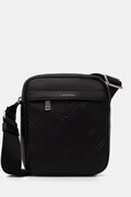 Calvin Klein φάκελος που φοριέται στον ώμο ανδρικός από απομίμηση δέρματος μαύρος LV04D3331G