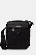 Calvin Klein φάκελος που φοριέται στον ώμο ανδρικός από απομίμηση δέρματος μαύρος LV04D3331G