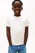 Tommy Hilfiger t-shirt bawełniany dziecięcy kolor biały z nadrukiem KS0KS00661