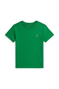 Polo Ralph Lauren t-shirt bawełniany dziecięcy kolor zielony gładki 322832904500