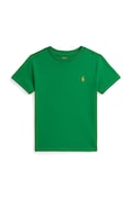 Polo Ralph Lauren t-shirt bawełniany dziecięcy kolor zielony gładki 322832904500