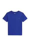 Polo Ralph Lauren t-shirt bawełniany dziecięcy kolor niebieski gładki 322832904502