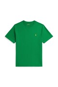 Polo Ralph Lauren t-shirt bawełniany dziecięcy kolor zielony gładki 323832904502