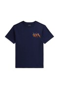 Polo Ralph Lauren t-shirt bawełniany dziecięcy kolor granatowy z nadrukiem 323A95734002