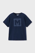 Παιδικό βαμβακερό μπλουζάκι Mayoral χρώμα: ναυτικό μπλε, 170