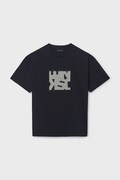 Mayoral t-shirt in cotone per bambini colore nero 840