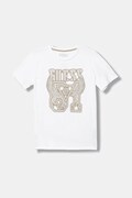 Guess t-shirt bawełniany dziecięcy kolor biały z nadrukiem L6RI01 K8HM4