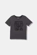 Guess t-shirt bawełniany dziecięcy kolor szary z nadrukiem L6RI01 K8HM4