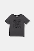 Guess t-shirt bawełniany dziecięcy kolor szary z nadrukiem L6RI01 K8HM4