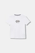 Guess t-shirt bawełniany dziecięcy kolor biały z nadrukiem L6RI02 K8HM4