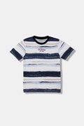 Guess t-shirt bawełniany dziecięcy kolor biały wzorzysty L6RI04 K8HM4