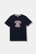 Guess t-shirt bawełniany dziecięcy kolor granatowy z nadrukiem L6RI13 K8HM4