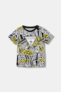 Guess t-shirt bawełniany kolor szary wzorzysty N6RI04 K8HM4