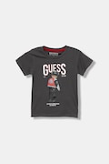 Guess t-shirt bawełniany dziecięcy kolor szary z nadrukiem N6RI05 K8HM4
