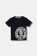 Guess t-shirt bawełniany dziecięcy kolor granatowy z nadrukiem N6RI10 K8HM4