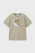 Mayoral t-shirt in cotone per bambini colore verde 3077