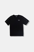 EA7 Emporio Armani t-shirt dziecięcy bawełniany czarny 7B000251 AF10375
