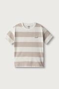 Levi's T-shirt dziecięcy z bawełną BIG STRIPE TEE szary 9EP864