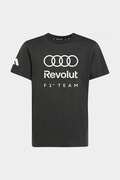 adidas Performance t-shirt dziecięcy bawełniany AUDI czarny KE6782