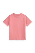 Polo Ralph Lauren t-shirt bawełniany dziecięcy kolor różowy gładki 322832904511