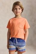 Polo Ralph Lauren t-shirt per bambini in cotone arancione 322970333501
