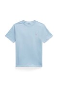 Polo Ralph Lauren t-shirt bawełniany dziecięcy kolor niebieski gładki 323832904509