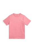 Polo Ralph Lauren t-shirt bawełniany dziecięcy kolor różowy gładki 323832904510