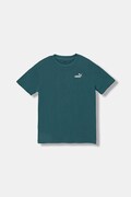 Puma t-shirt bawełniany dziecięcy ESS Small No. 1 Logo kolor zielony gładki 684920