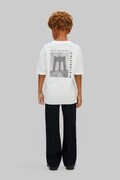 Calvin Klein Jeans tricou pentru copii, din bumbac alb LVCKSJA05B