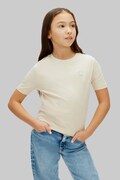 Calvin Klein Jeans tričko dětské bavlněné béžové LV1CKSJA30