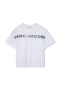 Dječja pamučna majica kratkih rukava Marc Jacobs boja: bijela, s tiskom, W60766