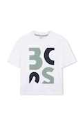 BOSS t-shirt in cotone per bambini colore bianco J52990