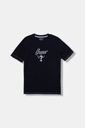 Guess t-shirt bawełniany dziecięcy kolor granatowy z aplikacją L6GI06 K8HM4