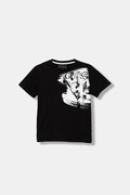 Guess T-shirt dziecięcy bawełniany czarny L6GI20 K8HM4