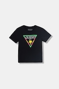 Guess t-shirt dziecięcy bawełniany z elastanem czarny L6GI27 J1314